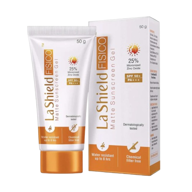 Picture of La Shield Fisico Matte Sunscreen Gel | Expert Sensitive Protect | Spf 50 + Pa +++ | 50 Gm